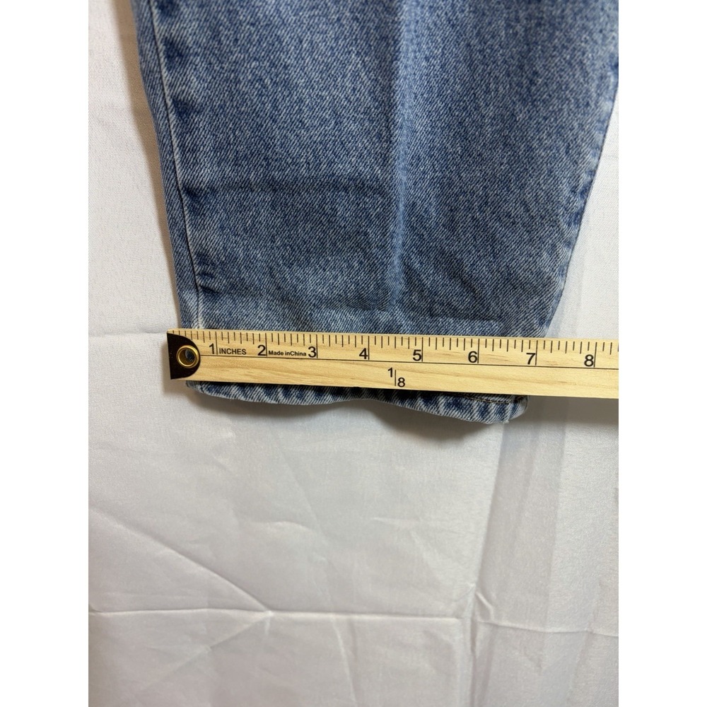 Vintage 90s Calvin Klein 15/16 Easy Fit 5 Pocket Girl Jean Double Stone Wash USA - Picture 14 of 16